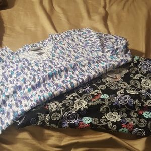 2 scrubstar scrub tops